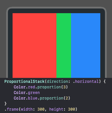 Proportional layout with SwiftUI