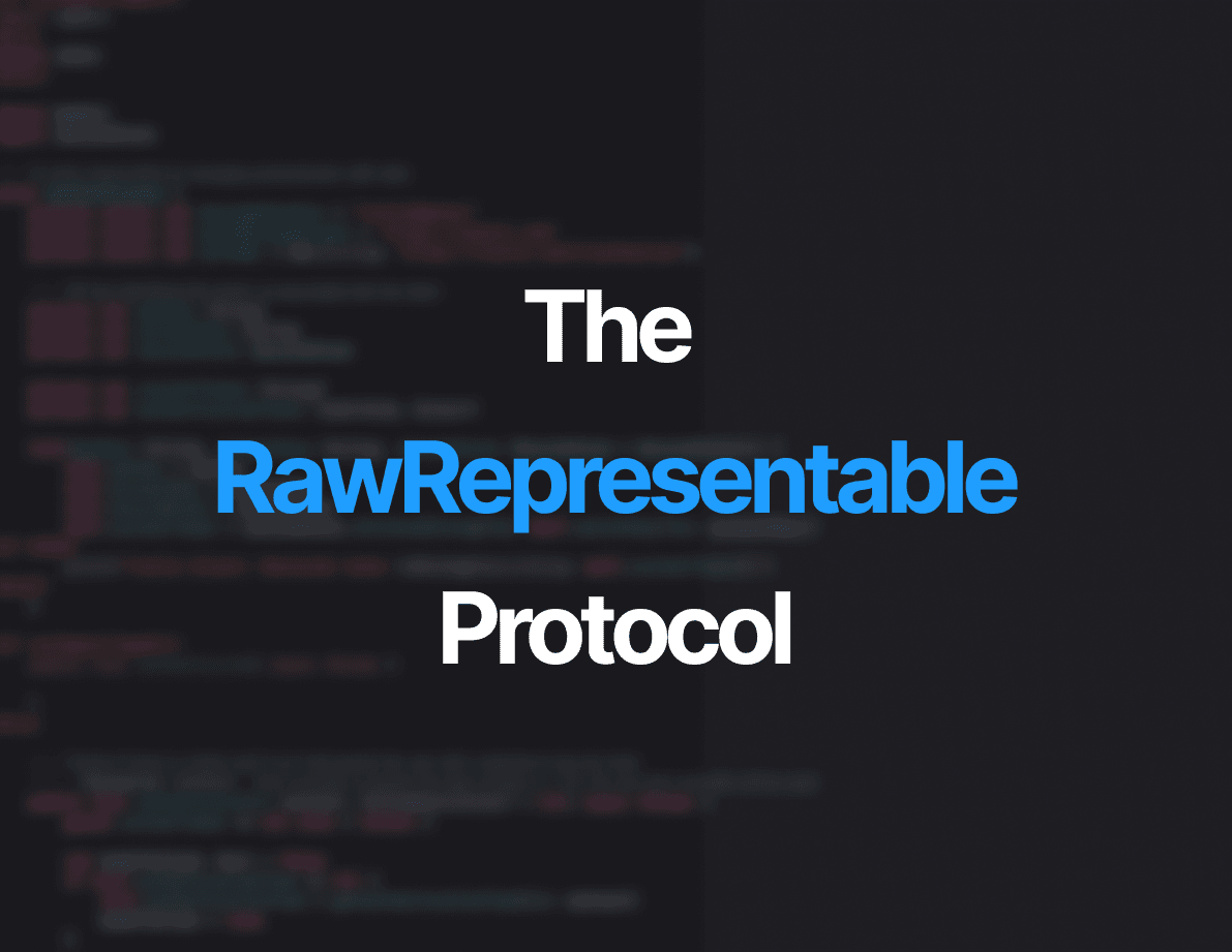 The RawRepresentable protocol